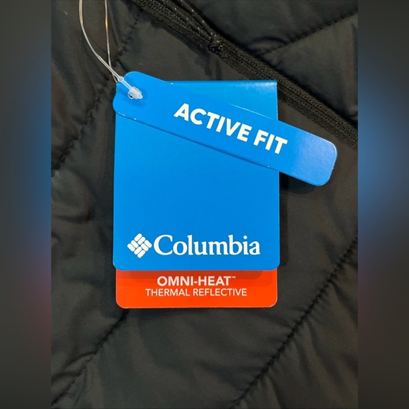 Womens Large Columbia Powder Lite II Vest Black Puffer Insulated Water Resistant - Picture 13 of 16